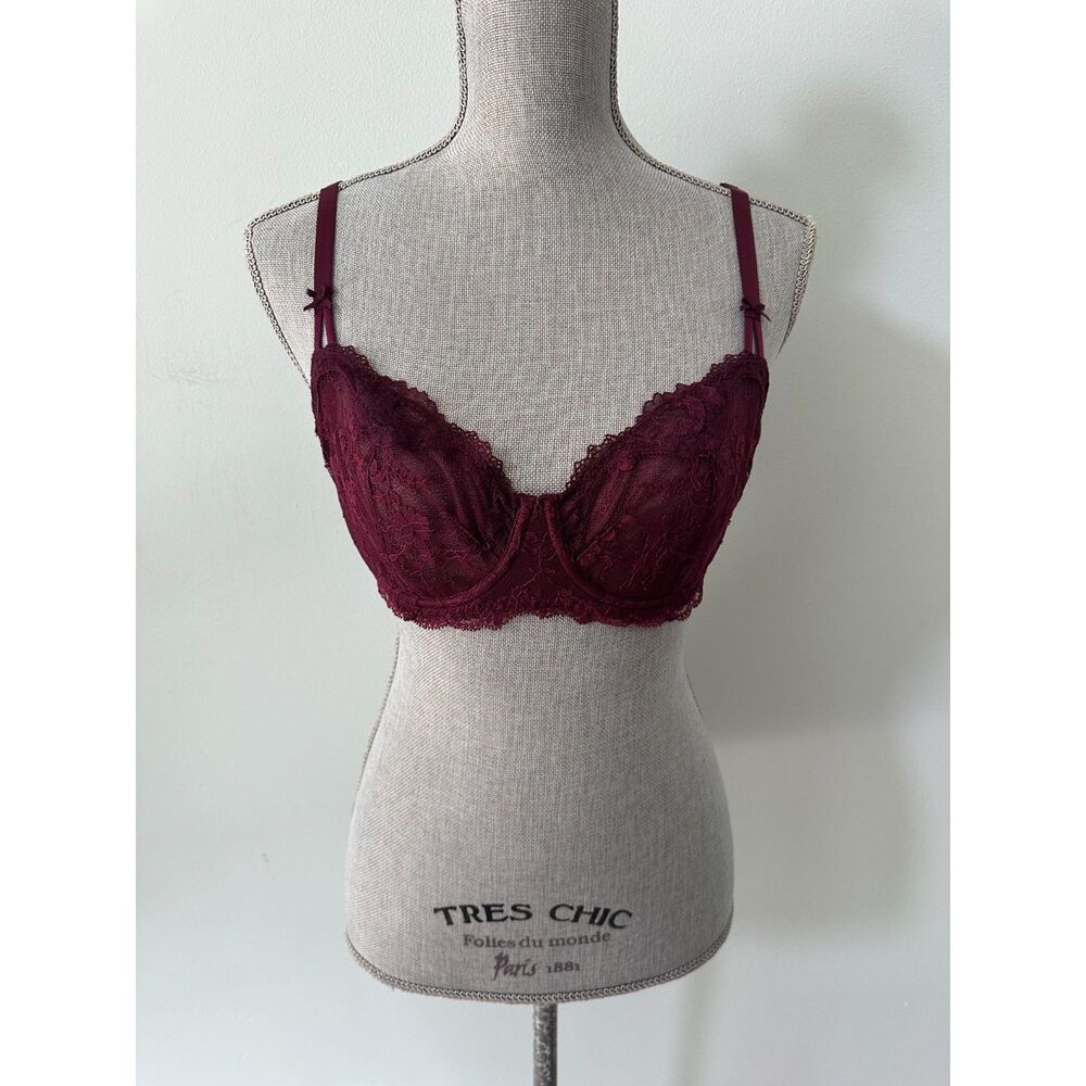 Victoria's Secret Dream Angels Push Up without Padding size 34DD Unlined Lace